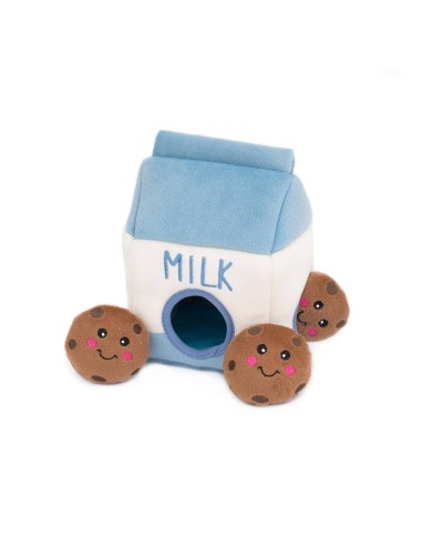Zippy Burrow - Milk and Cookies - Dog Toy