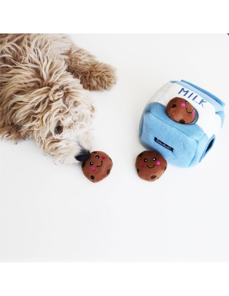 Zippy Burrow - Milk and Cookies - Dog Toy