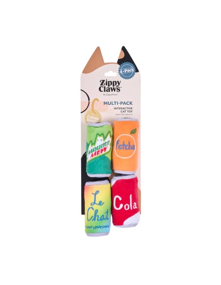 ZippyClaws® Catnip Soda Cans 4-Pack
