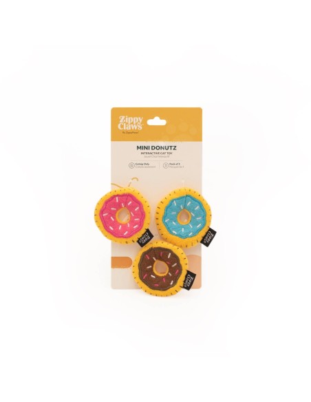 ZippyClaws® Mini Donutz 3-Pack - Cat Toy
