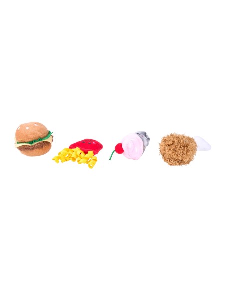 ZippyClaws® NomNomz® 4-Pack - Fast Food