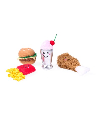 ZippyClaws® NomNomz® 4-Pack - Fast Food