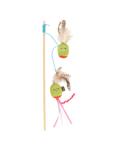 PLAY International Classic Feline Frenzy - Wand Toy - Olives