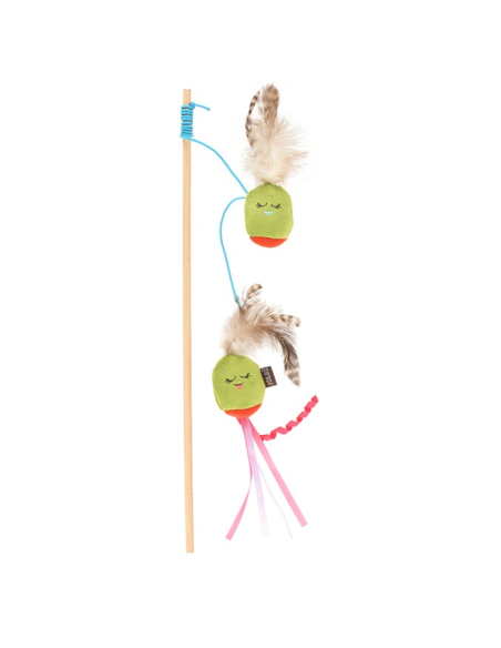 PLAY International Classic Feline Frenzy - Wand Toy - Olives