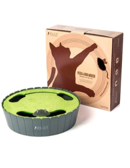 PLAY  Feline Frenzy - Peek-a-Boo Mouse Chase