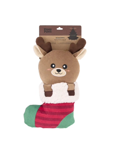 ecoZippy Holiday Stocking Reindeer