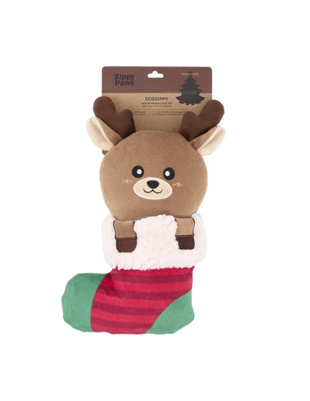 ecoZippy Holiday Stocking Reindeer