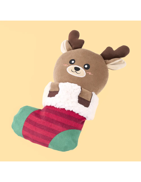 ecoZippy Holiday Stocking Reindeer