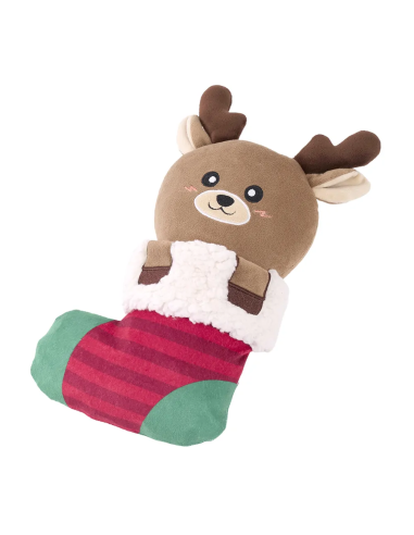 ecoZippy Holiday Stocking Reindeer