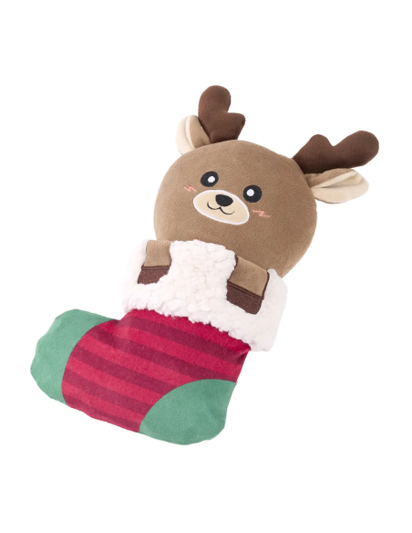 ecoZippy Holiday Stocking Reindeer