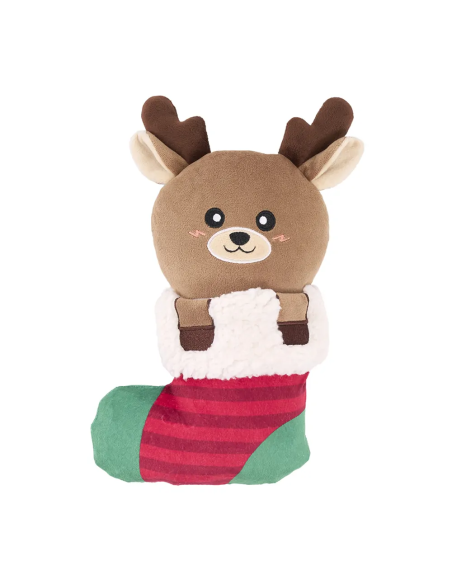 ecoZippy Holiday Stocking Reindeer