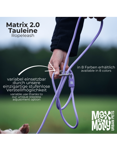 Rope Leash 2m Ø 8mm - Matrix 2.0 Sand/XS-S
