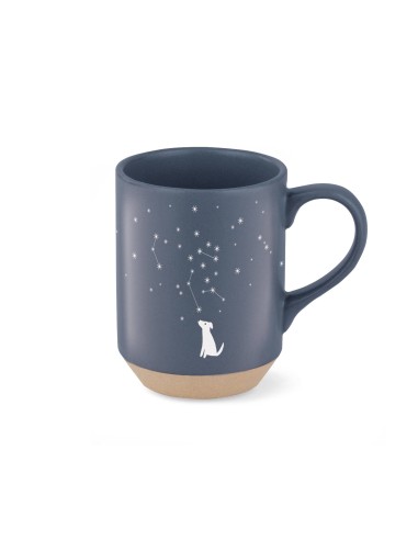 CELESTIAL DOG STONEWARE NY MUG