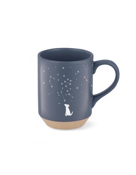 CELESTIAL DOG STONEWARE NY MUG