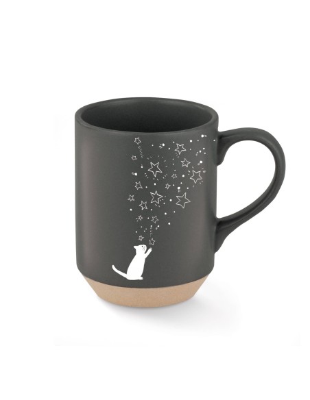 CELESTIAL CAT STONEWARE NEWYORK MUG