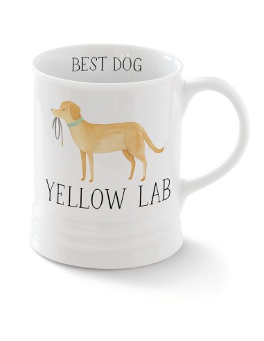 JS YELLOW LAB GEORGIA MUG