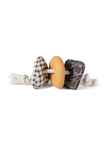 Roped In Canvas Dog Toy - pack of 4