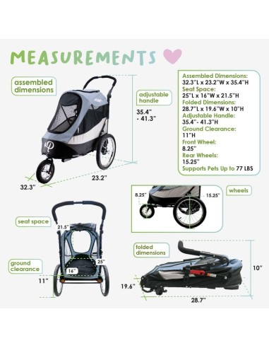 Trailblazer Pet Jogger - Neptune