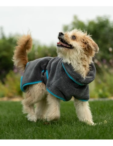 Ruby dog bathrobe – Size 8 – 55-60cm