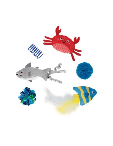 Water You Waiting For Cat Toy Set Of 6