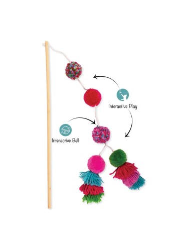 Shake Your Pom Pom Teaser Cat Toy