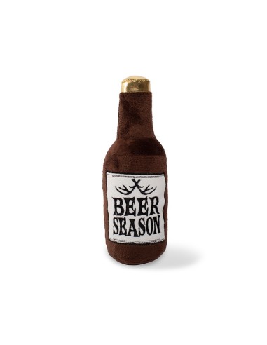 Beer Season Antlers Plush Dog Toy