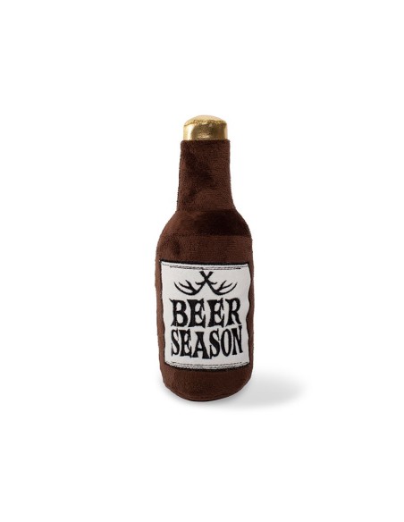 Beer Season Antlers Plush Dog Toy