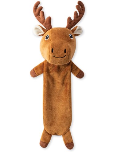 Dont Moose With Me Flat Plush Dog Toy