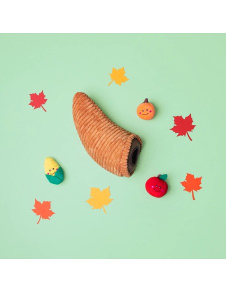 ZippyPaws Interactief Hondenspeelgoed Cornucopia – Hersenwerk Oogst Thema