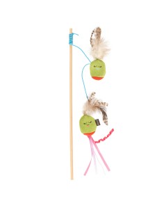 PLAY International Classic Feline Frenzy - Wand Toy - Olives