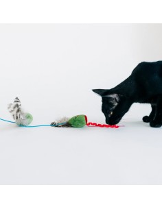PLAY International Classic Feline Frenzy - Wand Toy - Olives 2