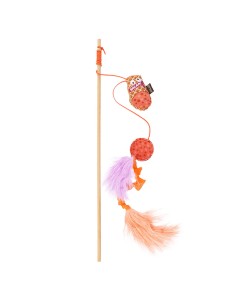 PLAY International Classic Feline Frenzy - Wand Toy - Salami