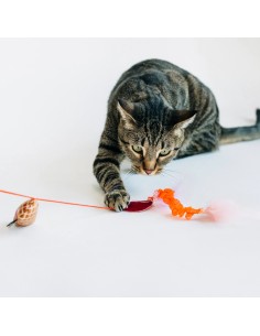 PLAY International Classic Feline Frenzy - Wand Toy - Salami 2