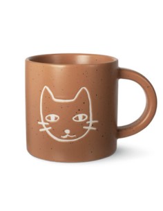 Abstract Cat Light Coral Speckle