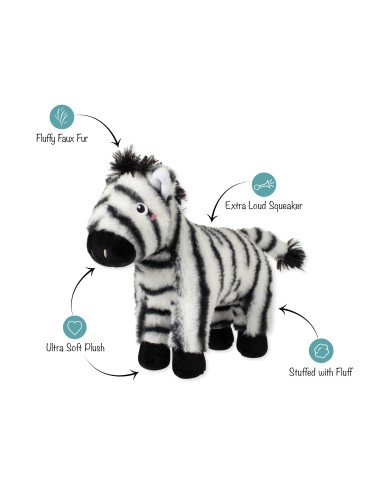 I'm Stripe-Tacular Plush Dog Toy