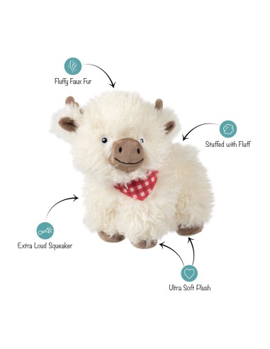 Hair Today, Cuddle Tomorrow Plush Dog Toy