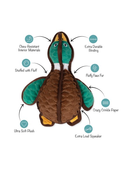 Heading South Durable Plush Dog Toy