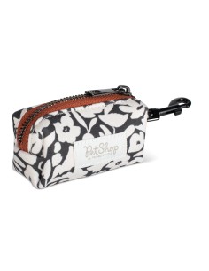 Charcoal Floral Waste Bag Holder - pack of 4 2