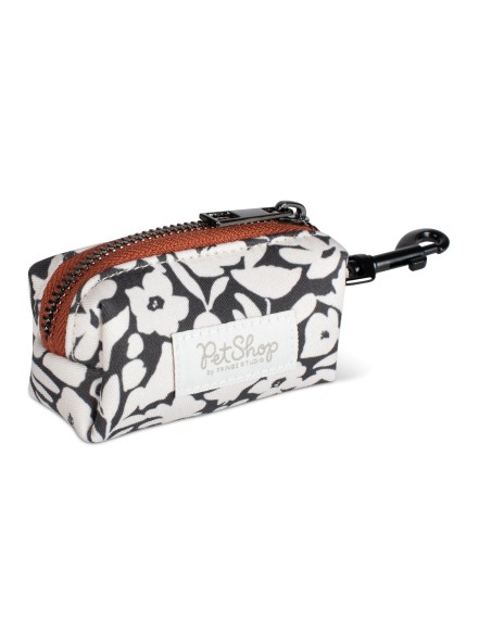 Charcoal Floral Waste Bag Holder - pack of 4