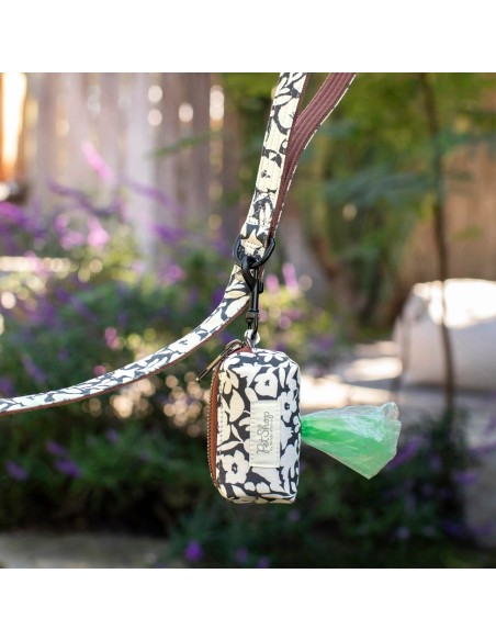 Charcoal Floral Waste Bag Holder - pack of 4
