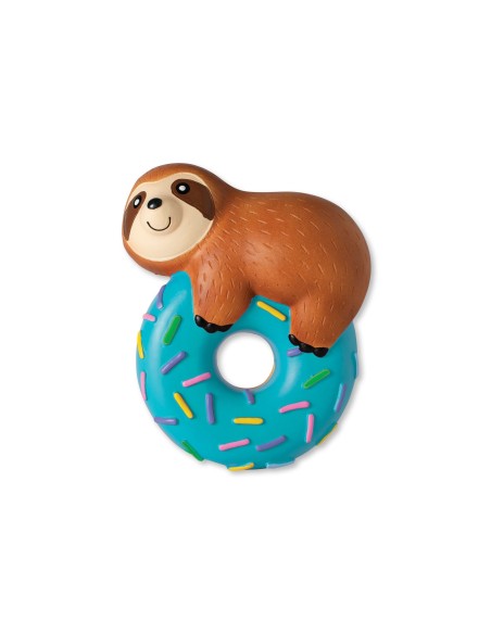 Donut Worry About A Thing Latex Dog Toy - pack of 4