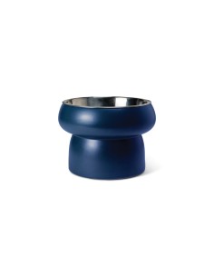 Matte Speckled Navy Small Feeder With Bowl - pack of 3 2