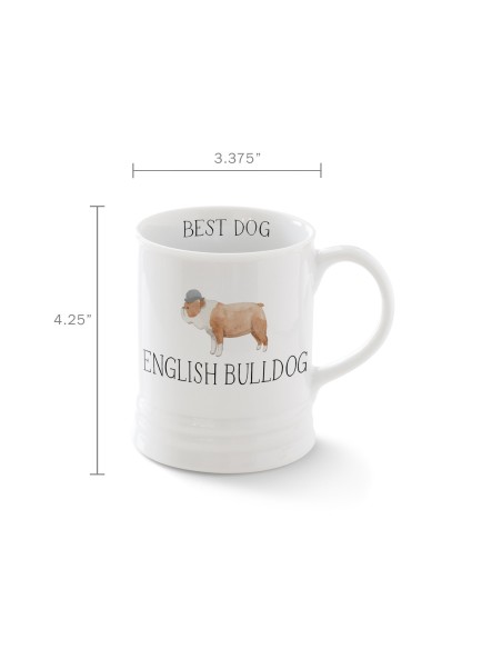 Julianna Swaney English Bulldog Mug - pack of 4