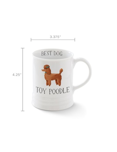 JS POODLE GEORGIA MUG