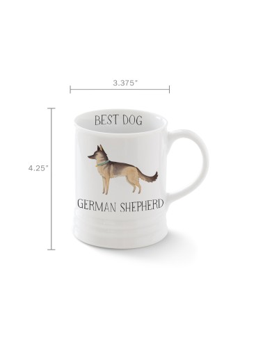 JS GERMAN SHEPHERD GEORGIA MUG