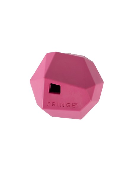 Having A Ball Hot Pink Rubber Dog Toy - pack of 4