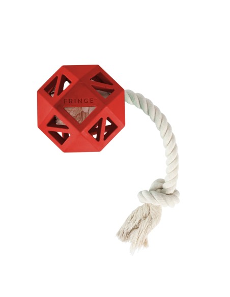 Pull My Way Red Rubber Dog Toy - pack of 4