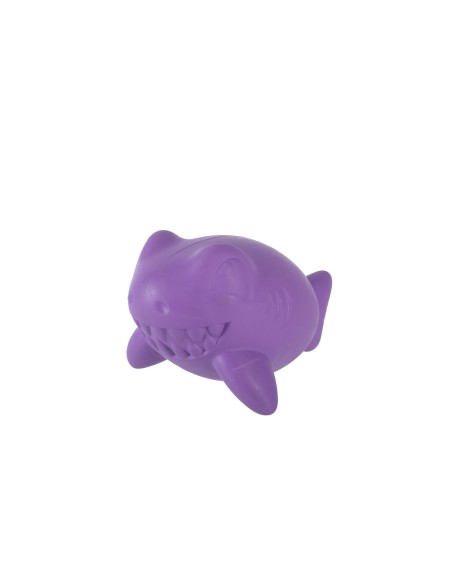 Catch Ya Later Purple Rubber Dog Toy - pack of 4