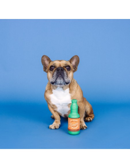 Beer O' Clock Rubber / Plush Dog Toy - pack of 4