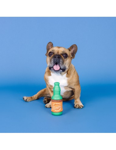 Beer O' Clock Rubber / Plush Dog Toy - pack of 4